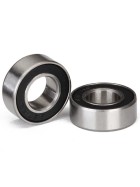 Ball bearings, black rubber sealed (7x14x5mm) (2)