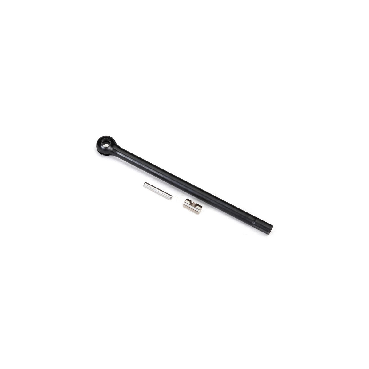Traxxas 8229 Axle shaft, front (right)/ drive pin/ cross pin