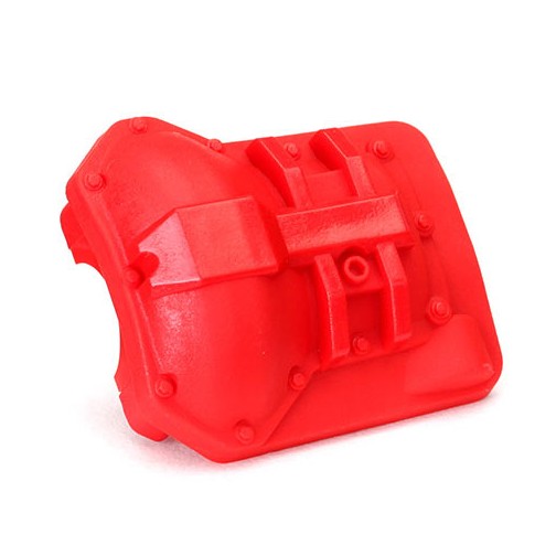 Traxxas 8280R Differential cover, front or rear (red)