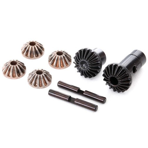 Traxxas 8282 Gear set, differential (output gears (2), spider gears (4), spider gear shaft (2))