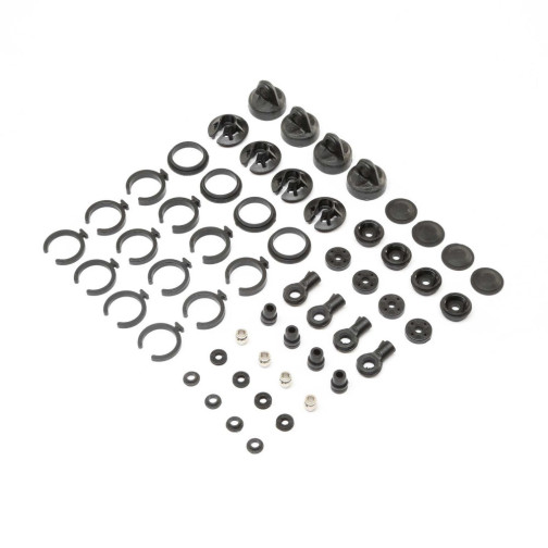 Ammortizzatori Big Bore Performance G-M Oro Per Team Losi Dieci - 1/10, Albero 4mm
