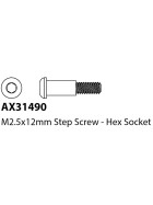 Axial AX31490 Hex Button Shoulder Screw M2.5x6x12mm (6)