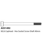 Axial AX31492 Cap Head Screw M2.6x40mm (6)