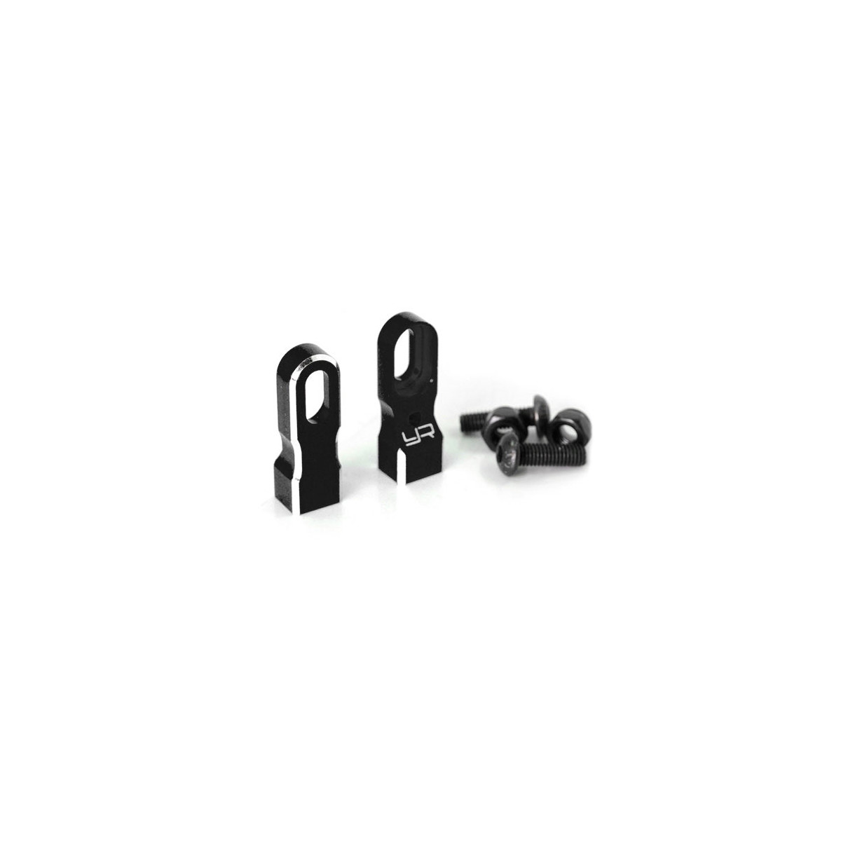 Yeah Racing Alu Servohalter für 1/10 Schwarz