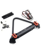 Yeah Racing Aluminum Alloy Front Bumper w/ LED Light For Axial SCX10 II Traxxas TRX-4