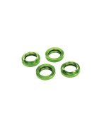Traxxas 7767G Spring retainer (adjuster), green-anodized aluminum, GTX shocks (4) (assembled with o-ring)