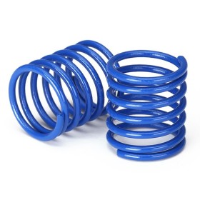 Traxxas 8362X Spring, shock (blue) (3.7 rate) (2)