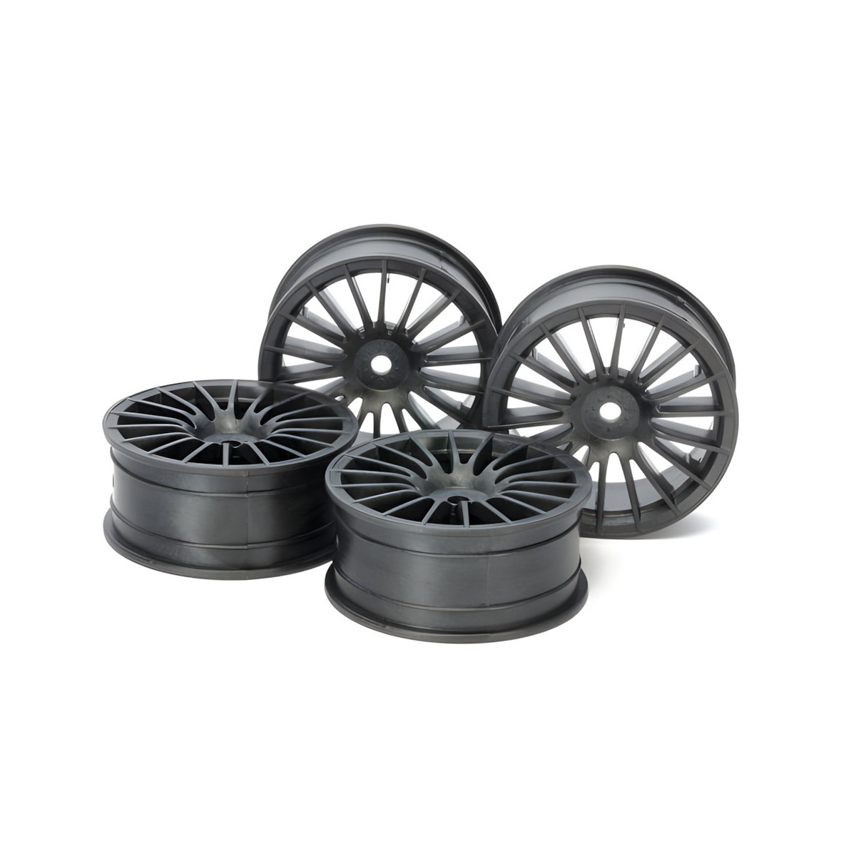 Tamiya #54738 MN 18spk Whl 24mm Off0 Hard *4