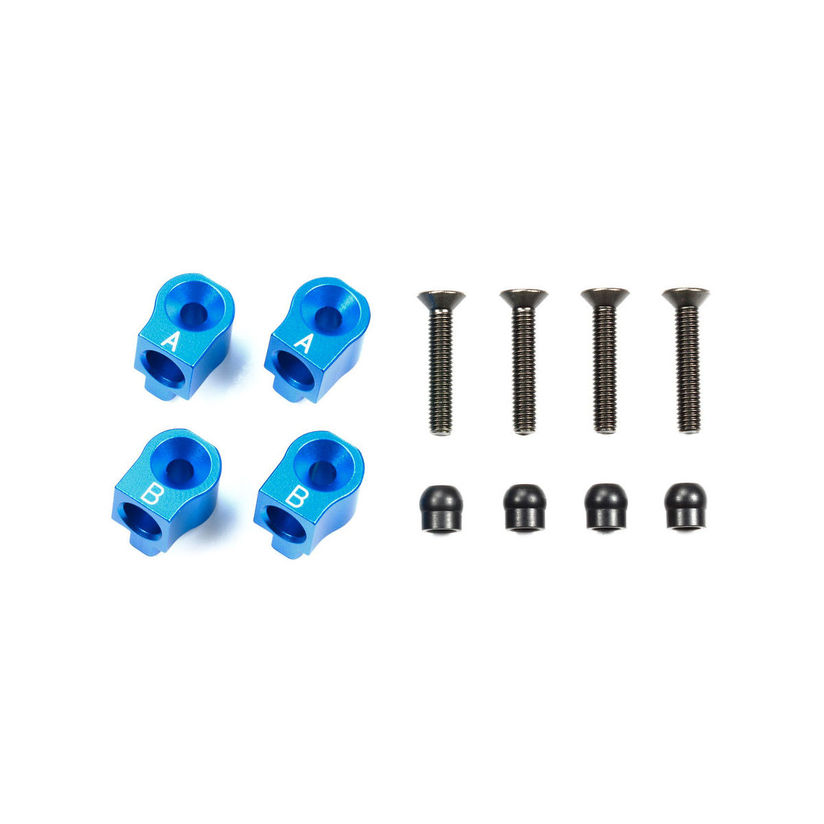 Tamiya 54787 Alu Querlenkerhalter hi./+0,5 blau M-07C