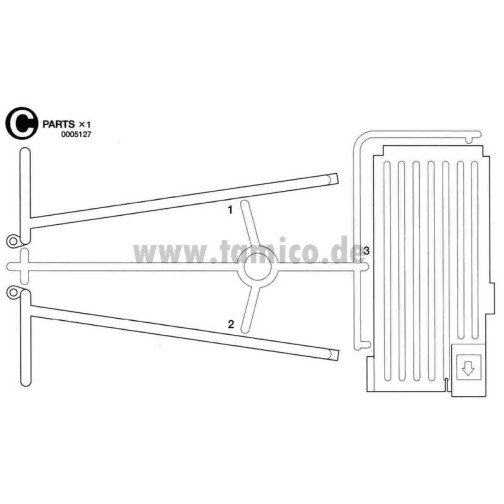 Tamiya 10005127 C-Teile Seitenteile / Abdeckung Hornet /...