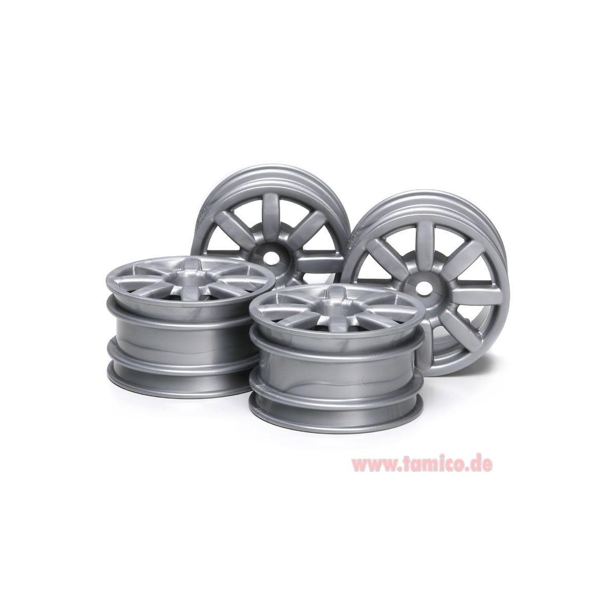 Tamiya Felgen Mini Cooper S 2006 M-Chassis  (4 Stk.) #51334