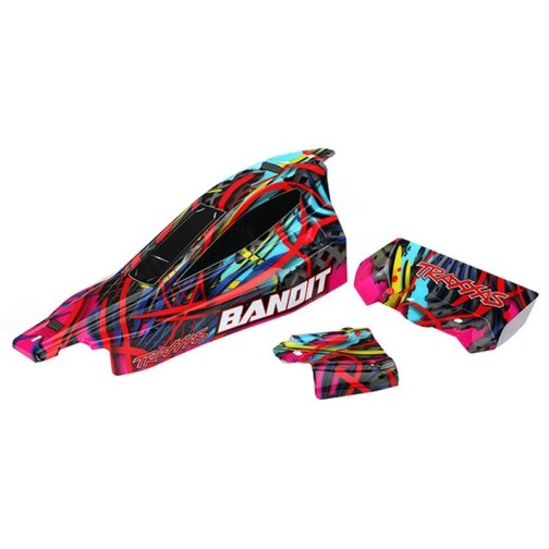 Traxxas 2449 Body, Bandit, Hawaiian graphics (painted, decals applied)