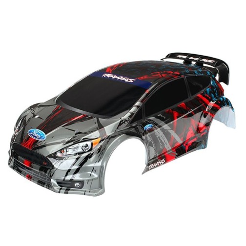 Traxxas 7416 Body, Ford Fiesta ST Rally (painted, decals applied)