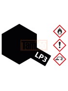 Tamiya 82103 Kunstharz-Farbe LP-3 Schwarz matt 10ml