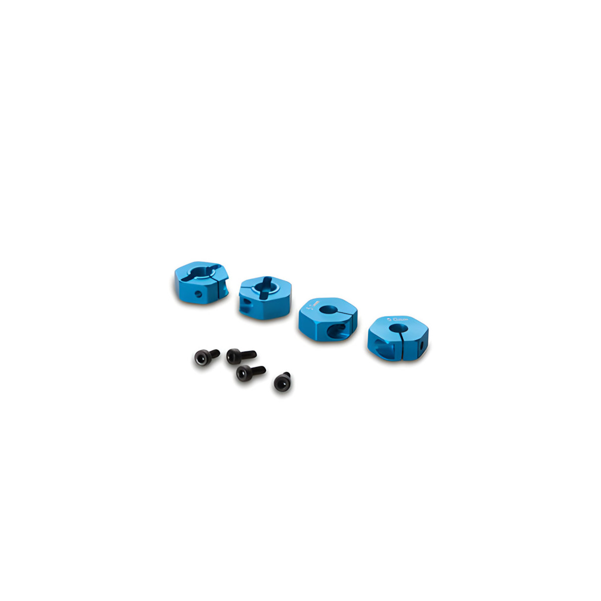 Gmade Clamp Type Alum 12mm Wheel Hub (4) (5mm Thick)