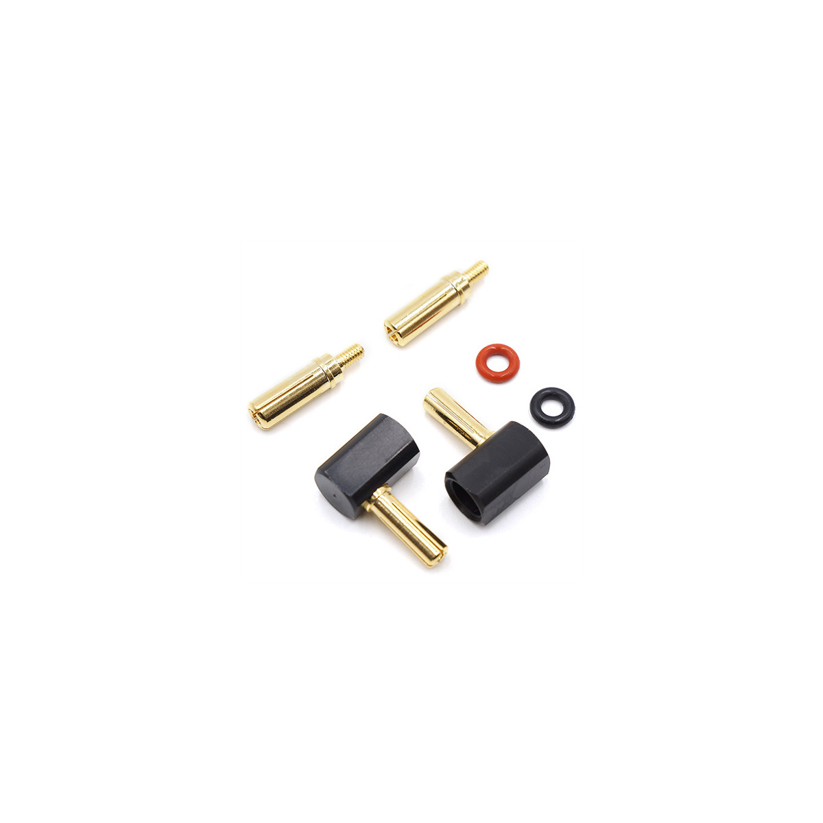 Yeah Racing Goldkontakt Winkelstecker 4+5mm (2)