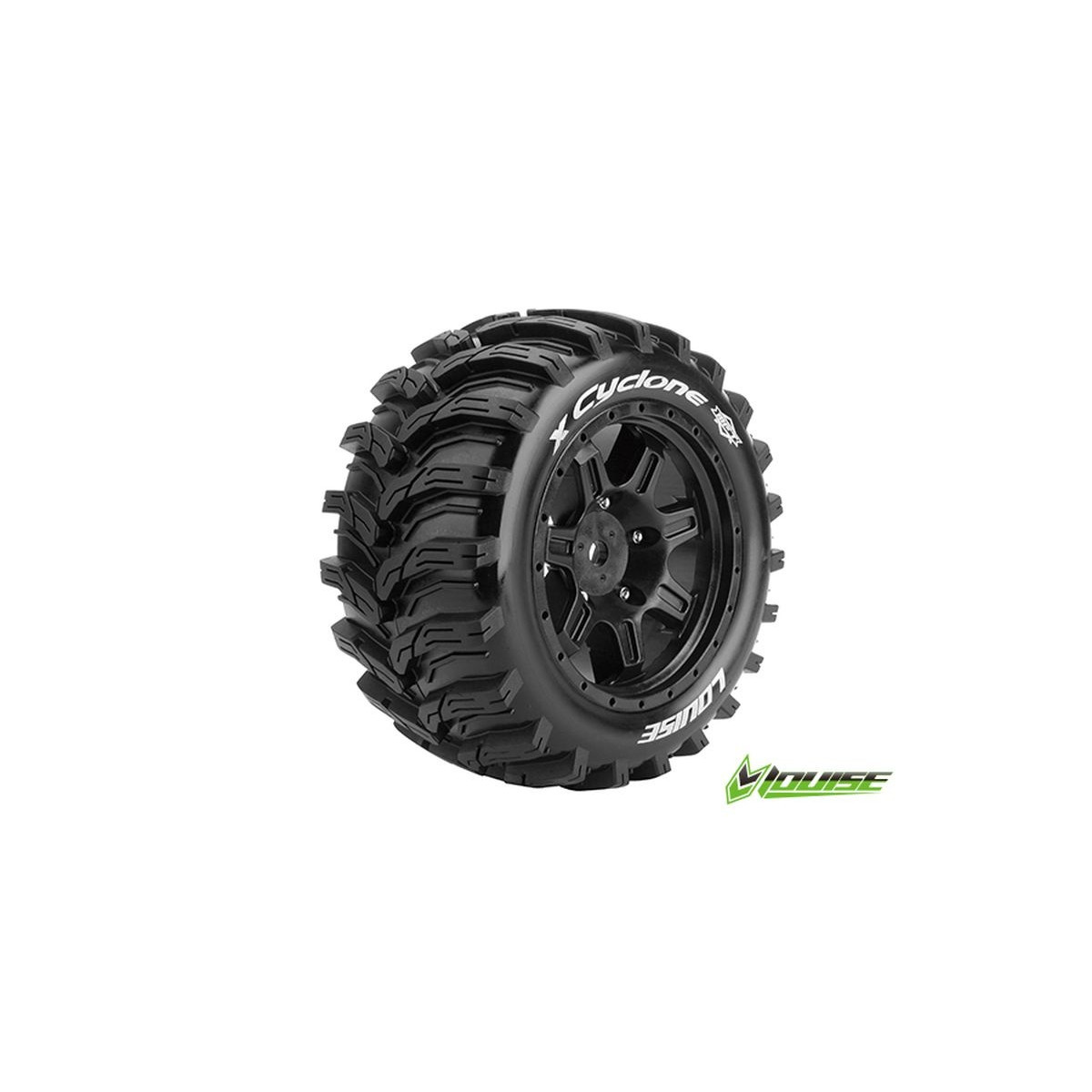 Louise X-Cyclone  X-Maxx Reifen auf Sport-Felge schwarz (2)