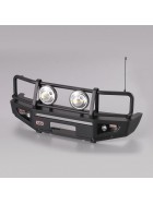 killerbody KB48689 Rammschutz mit LED Scheinwerfer Alu schwarz für 1/10 Truck