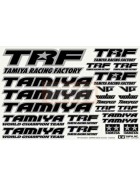 Tamiya TRF Sticker C schwarz/chrom #42246