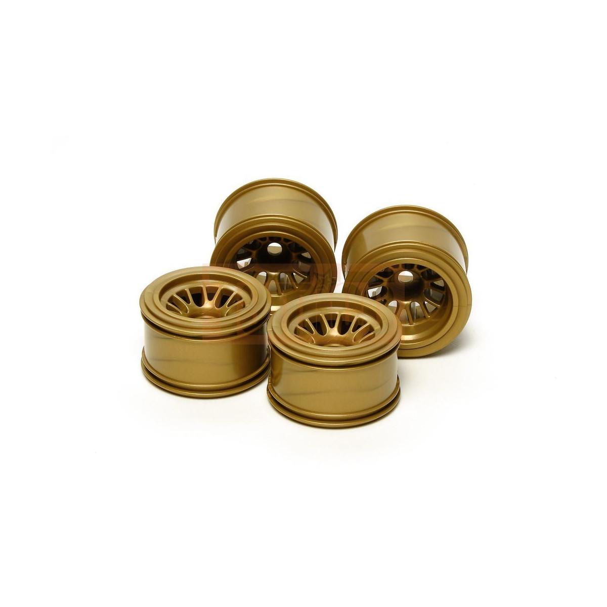 Tamiya #54527 F104 Mesh Wheels RTire Gld