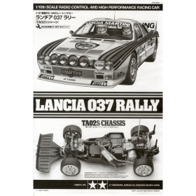 Tamiya Manual / Bauanleitung für Lancia 037 Rally...