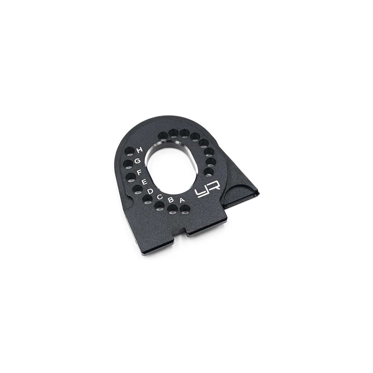 Yeah Racing Alu Rear Motor-Halter für TRX-4 Schwarz