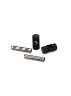 Traxxas 8554 Rebuild kit, steel constant velocity driveshaft (includes drive pin & cross pin for two driveshaft assemblies)