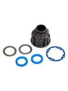 Traxxas 8581 Carrier, differential (front or center)/ x-ring gaskets (2)/ ring gear gasket/ 14.5x20 TW (2)