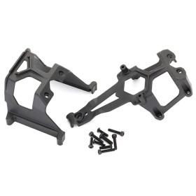 Traxxas 8620 Chassis supports, front & rear/ 3x12mm...