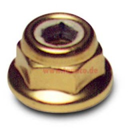 Tamiya Alu-Radmuttern M4 / 4mm gold-eloxiert (5 Stk.) #53161