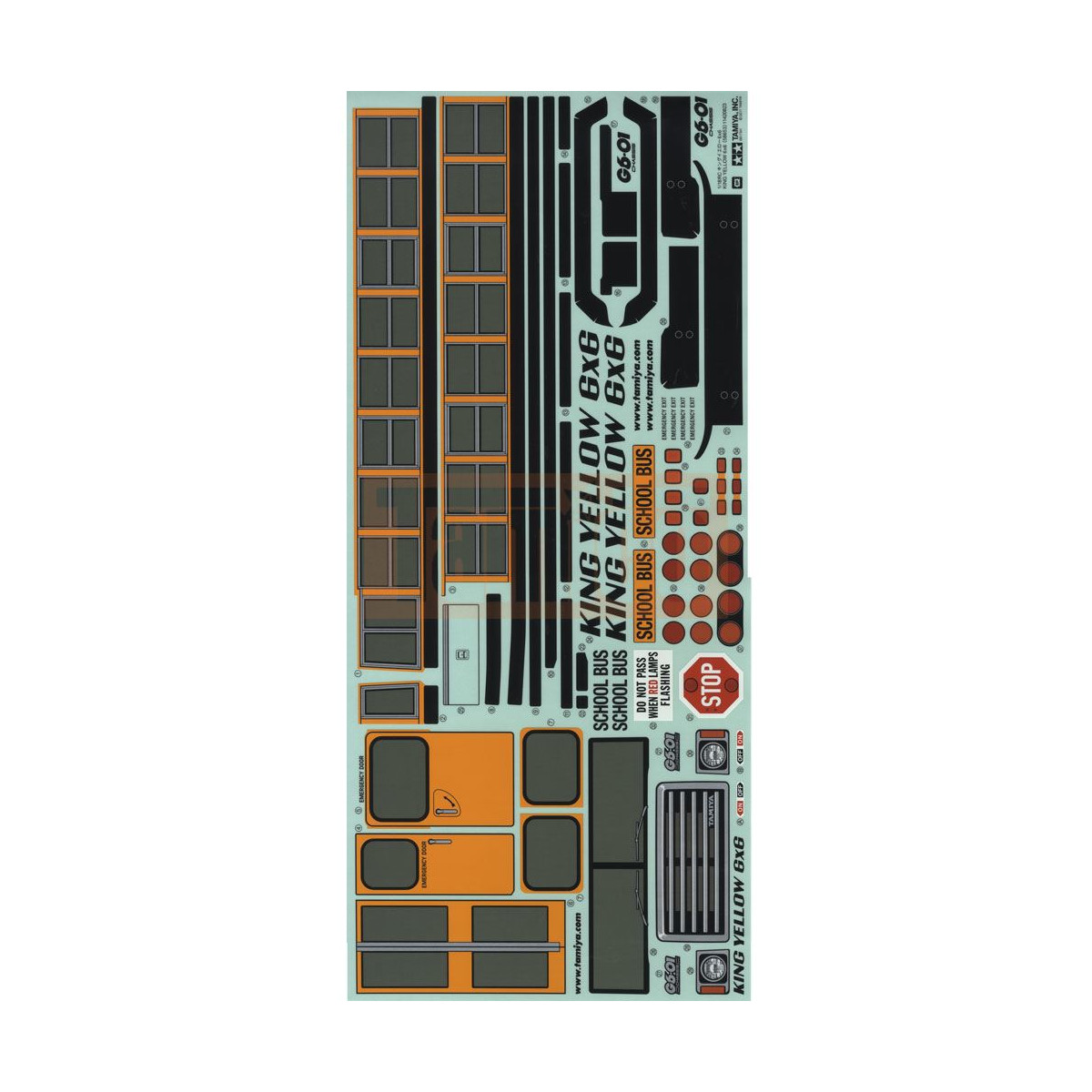 Tamiya #19495921 STICKER BAG : 58653
