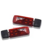 Carson 1:14 Tractor Truck Taillights 6-sect.(2)