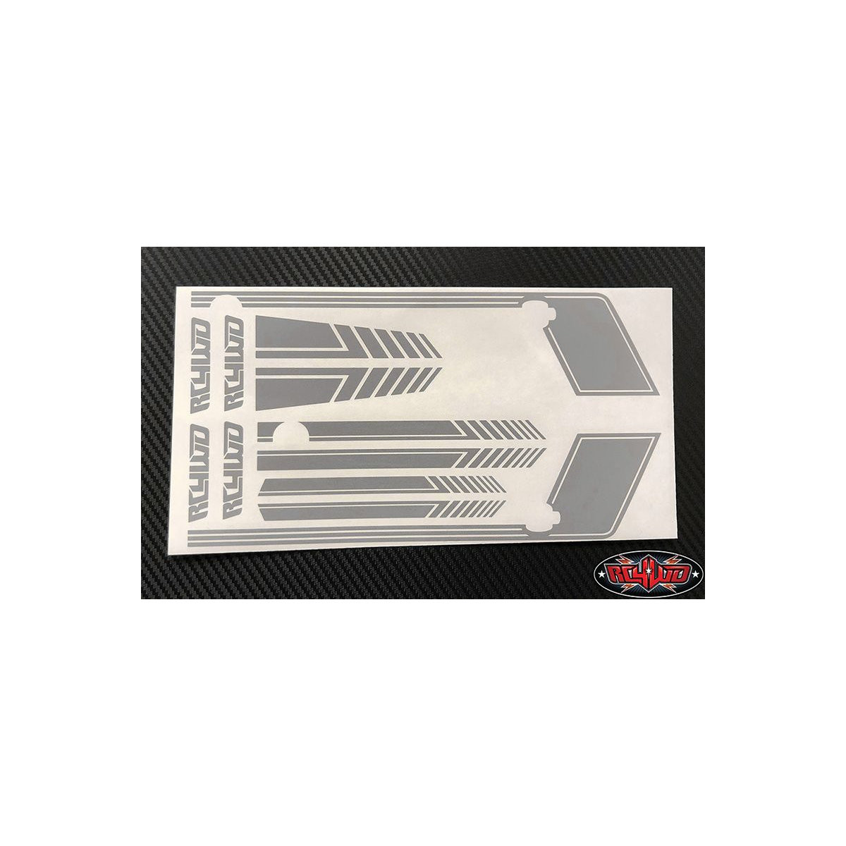 RC4WD Clean Stripes D90 Decal Sheet (Grey)