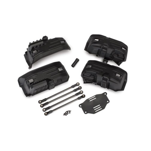 Traxxas 8058 Chassis conversion kit, TRX-4 (long to short wheelbase) (includes rear upper & lower suspension links, front & rear inner fenders, short female half shaft, battery tray, 3x8mm FCS (4))