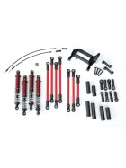Traxxas 8140R TRX-4 Long Arm Lift Kit - complete - RED