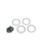 Traxxas 8168 Beadlock rings, satin (2.2) (aluminum)(4)/ 2x10 CS (48)