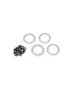 Traxxas 8169 Beadlock rings, satin (1.9) (aluminum) (4)/ 2x10 CS (48)