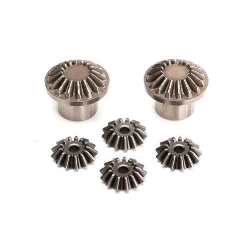 Traxxas 8577 Gear set, rear differential (output gears (2)/ spider gears (4)) (#8581 required to build complete differential)