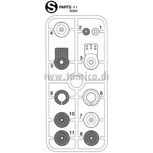 Tamiya S-Teile Servo Saver #50204
