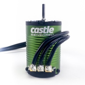 Castle Brushless Set Sidewinder SW4 12.6V 2A BEC Sensorless ESC with 1410-3800 Sensored motor