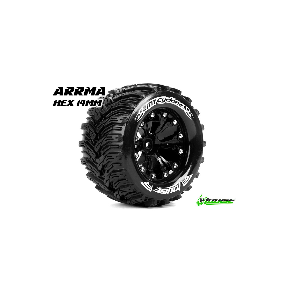 Louise Komplettrad MT-Cyclone Monster Truck Reifen Soft...