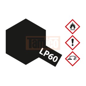 Tamiya 82160 Kunstharz-Farbe LP-60 NATO Schwarz matt 10ml