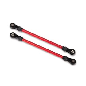 Suspension links, front lower, red (2) (5x104mm, powder...