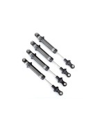 Traxxas 8160 Shocks, GTS, silver aluminum (assembled without springs) (4) (for use with #8140 TRX-4 Long Arm Lift Kit)