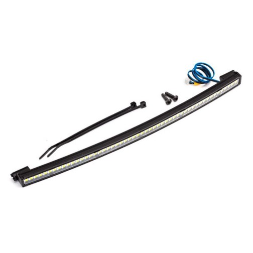 Traxxas 8488 LED light bar, roof (curved, high-voltage) (52 white LEDs (single row), 202mm wide)