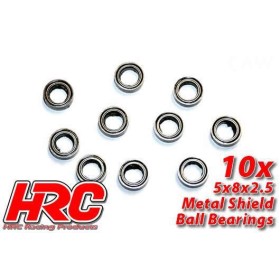 HRC Racing Ball Bearings - metric -  5x 8x2.5mm (10 pcs)