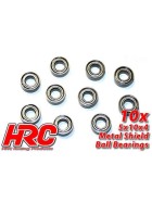 HRC Racing Ball Bearings - metric -  5x10x4mm (10 pcs)