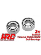 HRC Racing Ball Bearings - metric -  5x10x4mm - TSW Pro Racing - Ceramic (2 pcs)