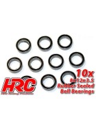 HRC Racing Kugellager 8x12x3.5mm Gummidichtung (10)
