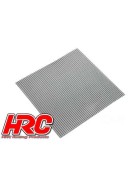 HRC Racing Body Parts - 1/10 Accessory - Scale - Stainless Steel - Modified Air Intake Mesh - 100x100mm - Square - Black